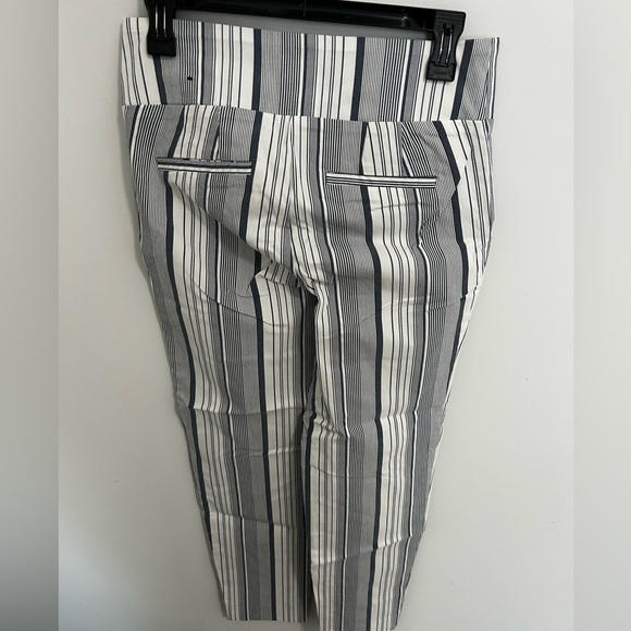 Soho Apparel Monochrome Striped Straight Leg Pants - Picture 5 of 6